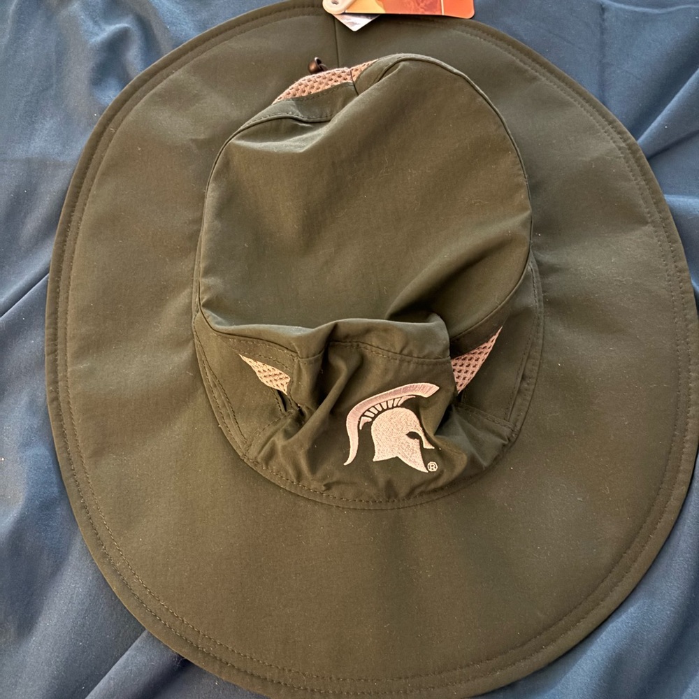Columbia Dark Green Michigan State Outdoor Hat